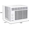 imageDanby DAC050MB1WDB 5000 BTU Window Air Conditioner 2 Cooling and Fan Settings Easy to Use Mechanical Rotary Controls Ideal For Rooms Up To 150 Square Feet