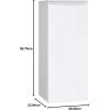 imageDanby DAR110A1BSLDD 11 CuFt Apartment Refrigerator in Fingerprint Free Finish Full Fridge for Condo House Small Kitchen EStar Rated Stainless LookWhite