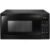 imageDanby DBMW0924BBS 09 CuFt CounterTop Microwave In Black Stainless Steel  900 Watts Small Microwave With Push Button DoorBlack