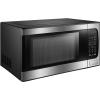 imageDanby DBMW0924BBS 09 CuFt CounterTop Microwave In Black Stainless Steel  900 Watts Small Microwave With Push Button DoorStainless Steel