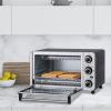 imageDanby DBTO0412BBSS 04 cu ft12L 4 Slice Countertop Toaster Oven in Stainless Steel Toast Bake Broil Keep Warm functions