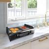 imageDanby DBSG29412XD11 Smokeless Indoor Grill in Black Advanced Air Circulation Technology Independent onoff and temperatures