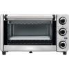 imageDanby DBTO0412BBSS 04 cu ft12L 4 Slice Countertop Toaster Oven in Stainless Steel Toast Bake Broil Keep Warm functions