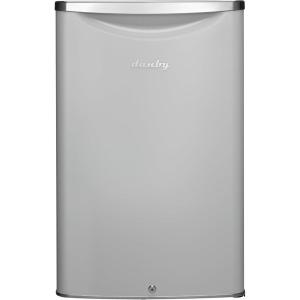 imageDanby DAR044A6PDB 44 CuFt Mini Fridge Compact Refrigerator For Bedroom Living Room Bar Dorm Kitchen Office EStar In Pearl White With Lock