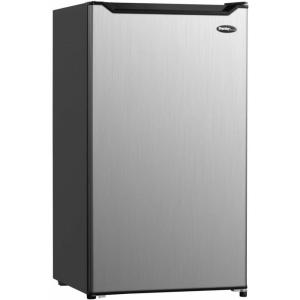 imageDanby DCR044B1SLM6 44 CuFt Compact Refrigerator with ChillerMini Fridge for Bar Dorm Basement Den Kitchen or Living Room Stainless SteelStainless Steel