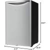imageDanby DAR044A6DDB Contemporary Classic 44 CuFt Mini Fridge Compact Refrigerator for Bedroom Living Room Bar Dorm Kitchen Office EStar in Silver 3 Sq Ft