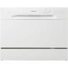 imageDanby DDW621WDB Countertop Dishwasher with 6 Place Settings 6 Wash Cycles and Silverware Basket Energy StarRated with Low Water Consumption and Quiet Operation White