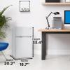 imageDanby DCR031B1WDD 31 CuFt Compact Refrigerator with Freezer EStar Rated Mini Fridge for Bedroom Living Room Kitchen or Office White