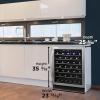 imageDanby DWC057A1BSS Built In Beverage Center Single Zone Under Counter Wine Chiller In Stainless Steel  For Kitchen Home Bar