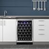 imageDanby DWC057A1BSS Built In Beverage Center Single Zone Under Counter Wine Chiller In Stainless Steel  For Kitchen Home Bar
