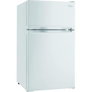 imageDanby DCR031B1WDD 31 CuFt Compact Refrigerator with Freezer EStar Rated Mini Fridge for Bedroom Living Room Kitchen or Office White