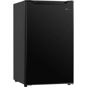 imageDanby DCR033B1WM 33 CuFt Compact Refrigerator Mini Fridge with Chiller for Bar Living Room Den Basement Kitchen or Dorm WhiteBlack