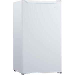 imageDanby DCR033B1WM 33 CuFt Compact Refrigerator Mini Fridge with Chiller for Bar Living Room Den Basement Kitchen or Dorm WhiteWhite