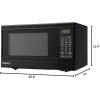 imageDanby 14 cuft Countertop Microwave WhiteBlack